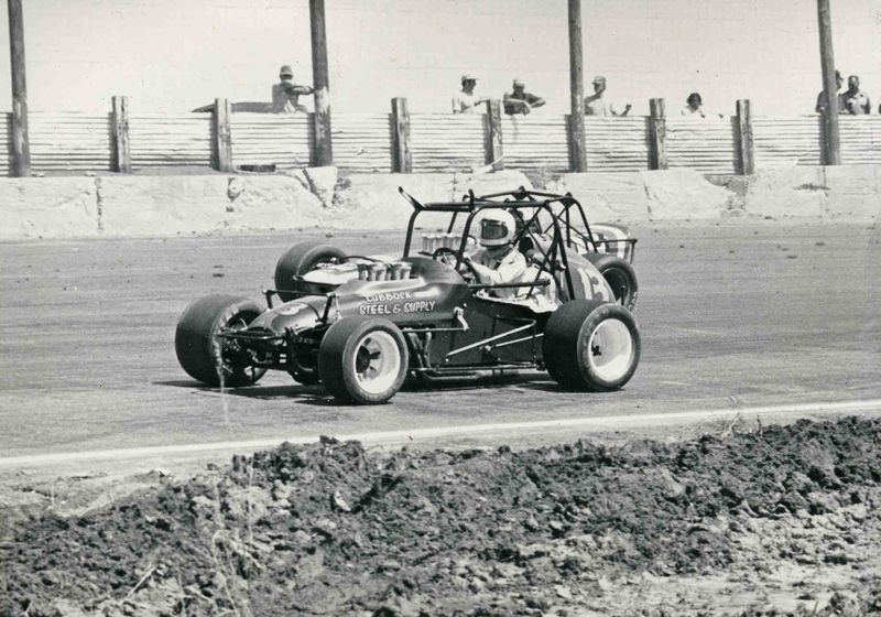 Wolfman leads Tim Irvin, Lubbock ca. 1974.